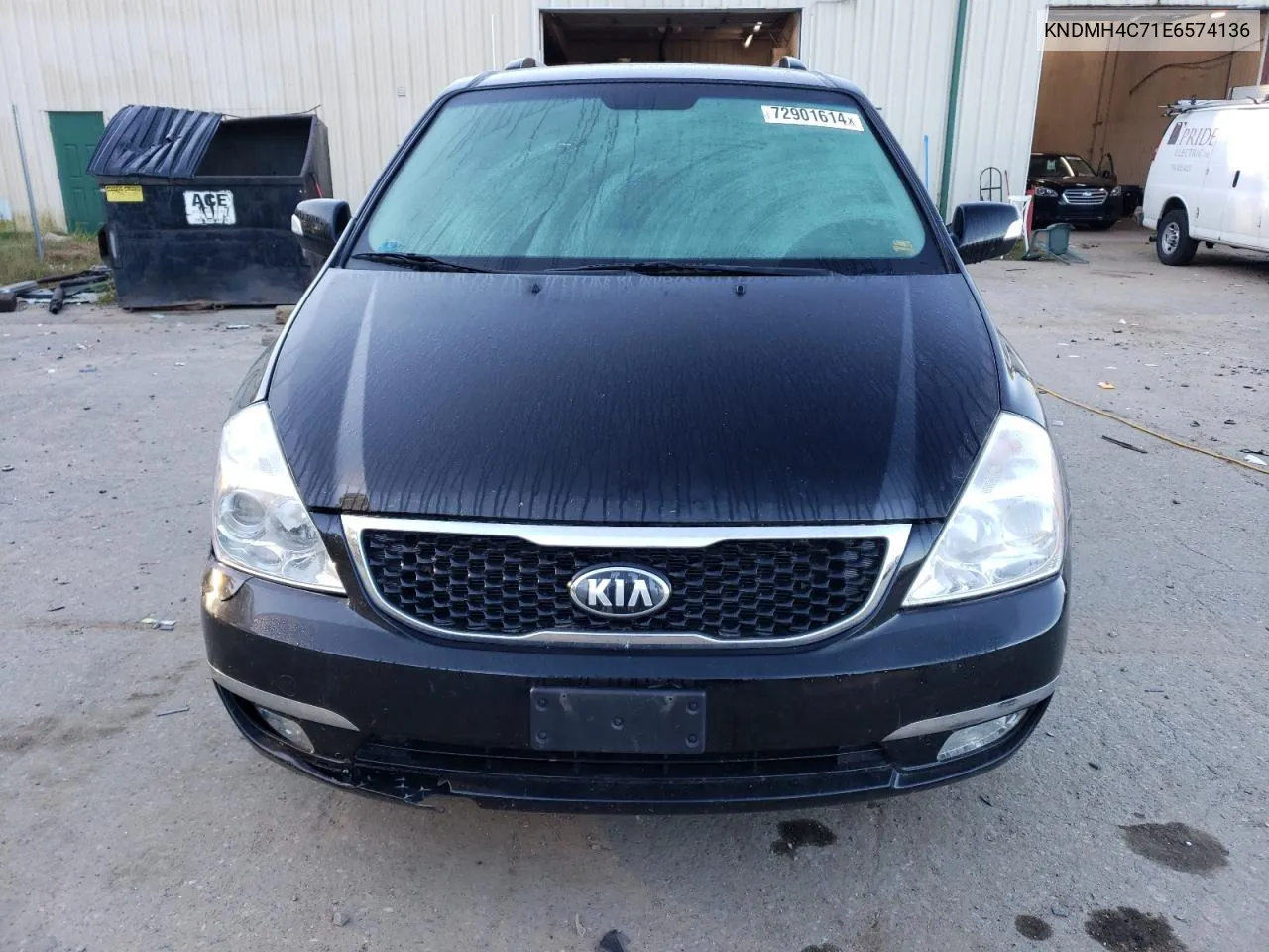 2014 Kia Sedona Ex VIN: KNDMH4C71E6574136 Lot: 72901614