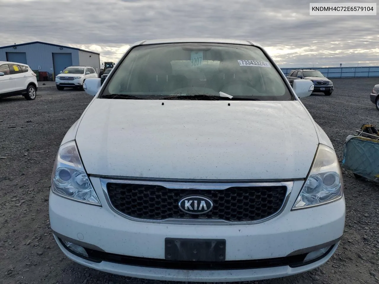 2014 Kia Sedona Ex VIN: KNDMH4C72E6579104 Lot: 73343324