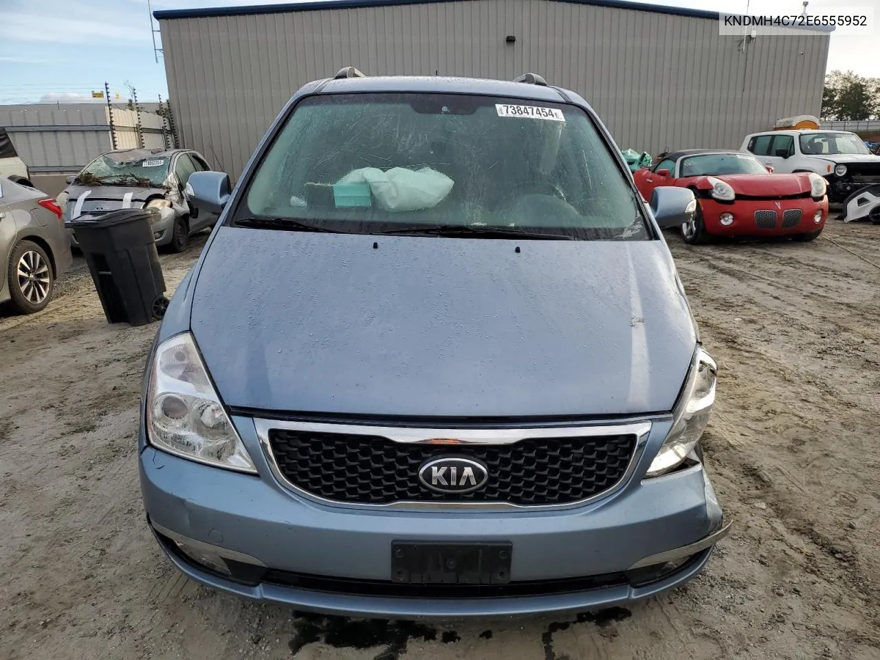 2014 Kia Sedona Ex VIN: KNDMH4C72E6555952 Lot: 73847454