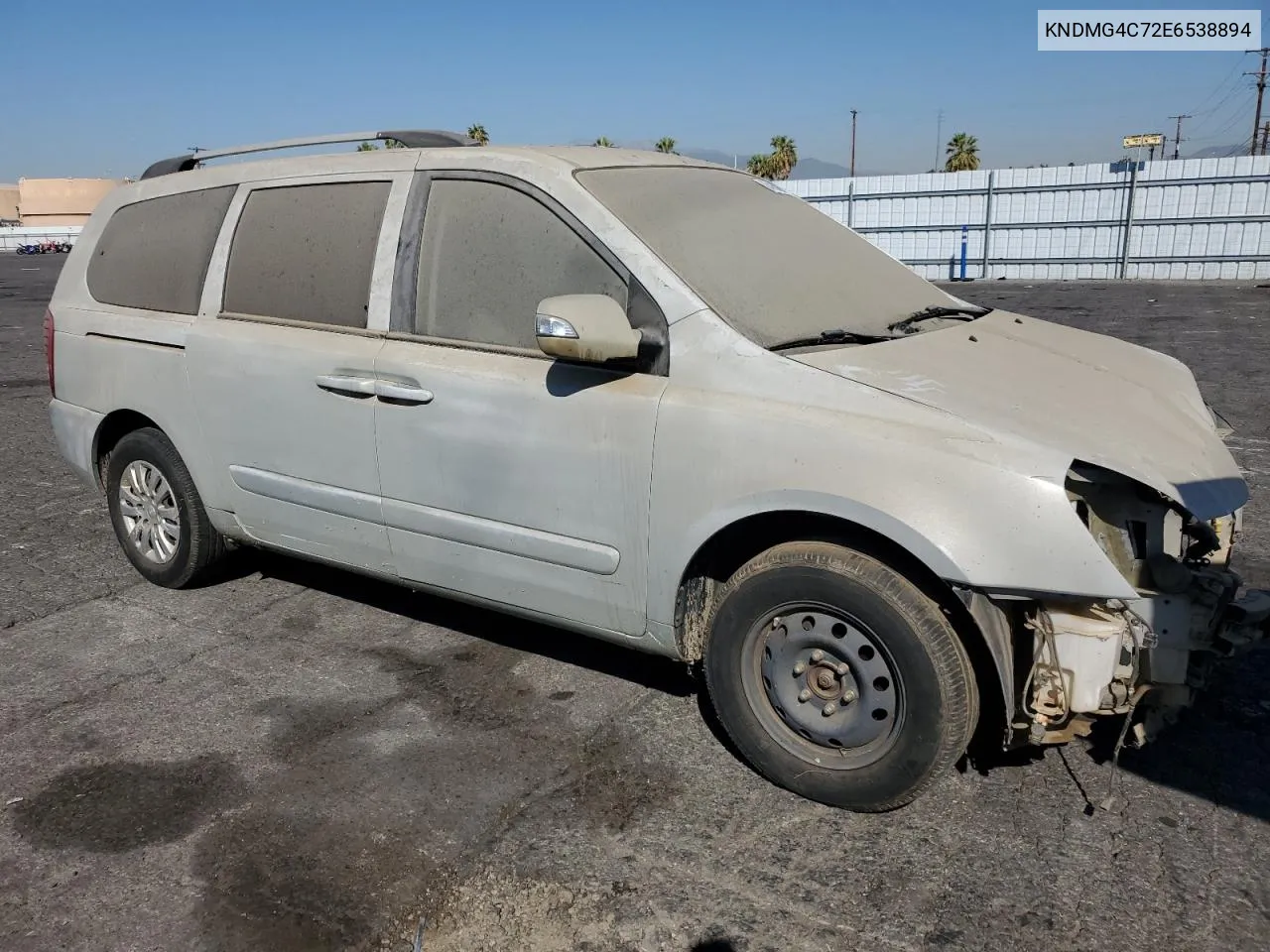 2014 Kia Sedona Lx VIN: KNDMG4C72E6538894 Lot: 74150864