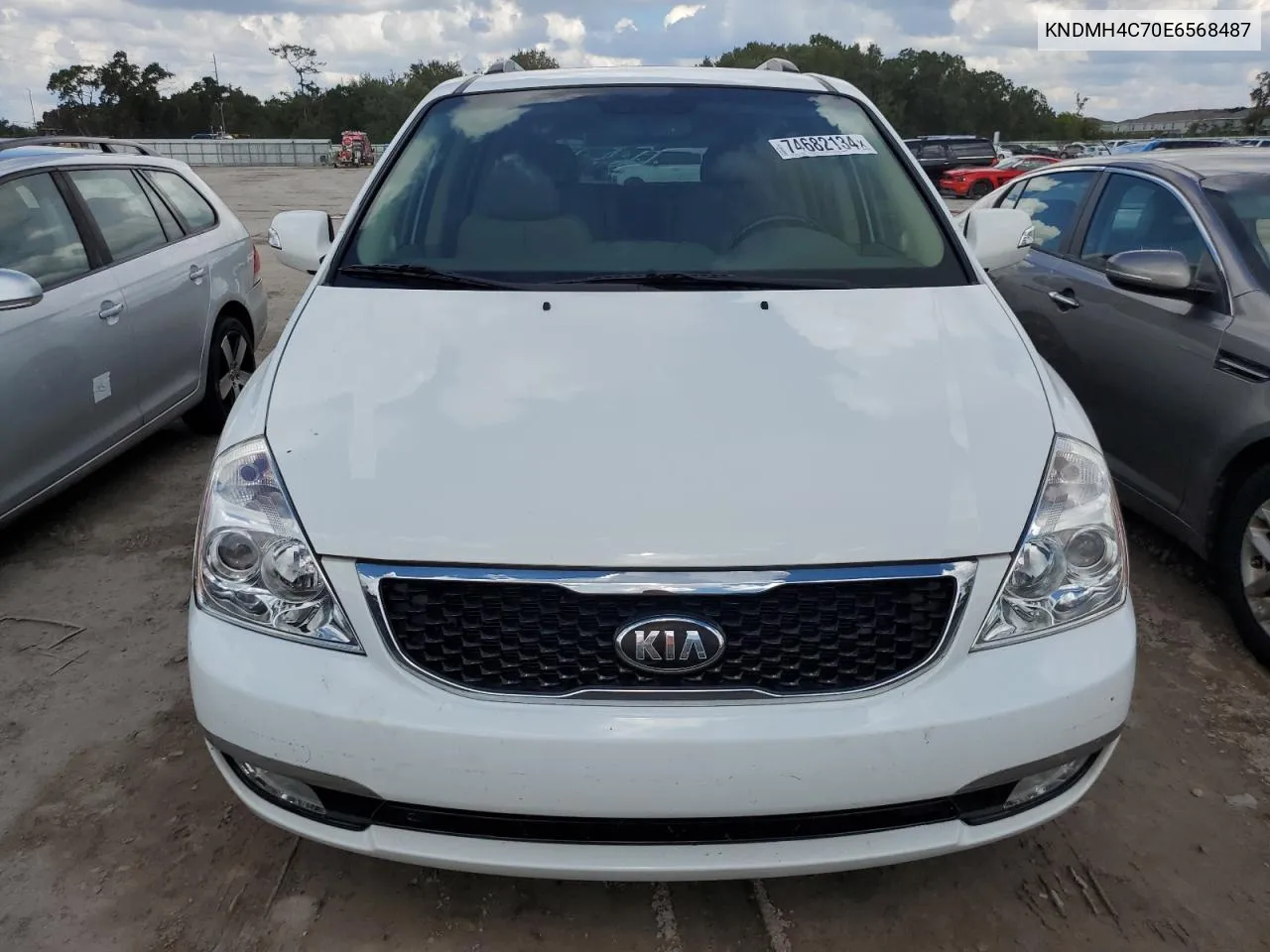 2014 Kia Sedona Ex VIN: KNDMH4C70E6568487 Lot: 74682134