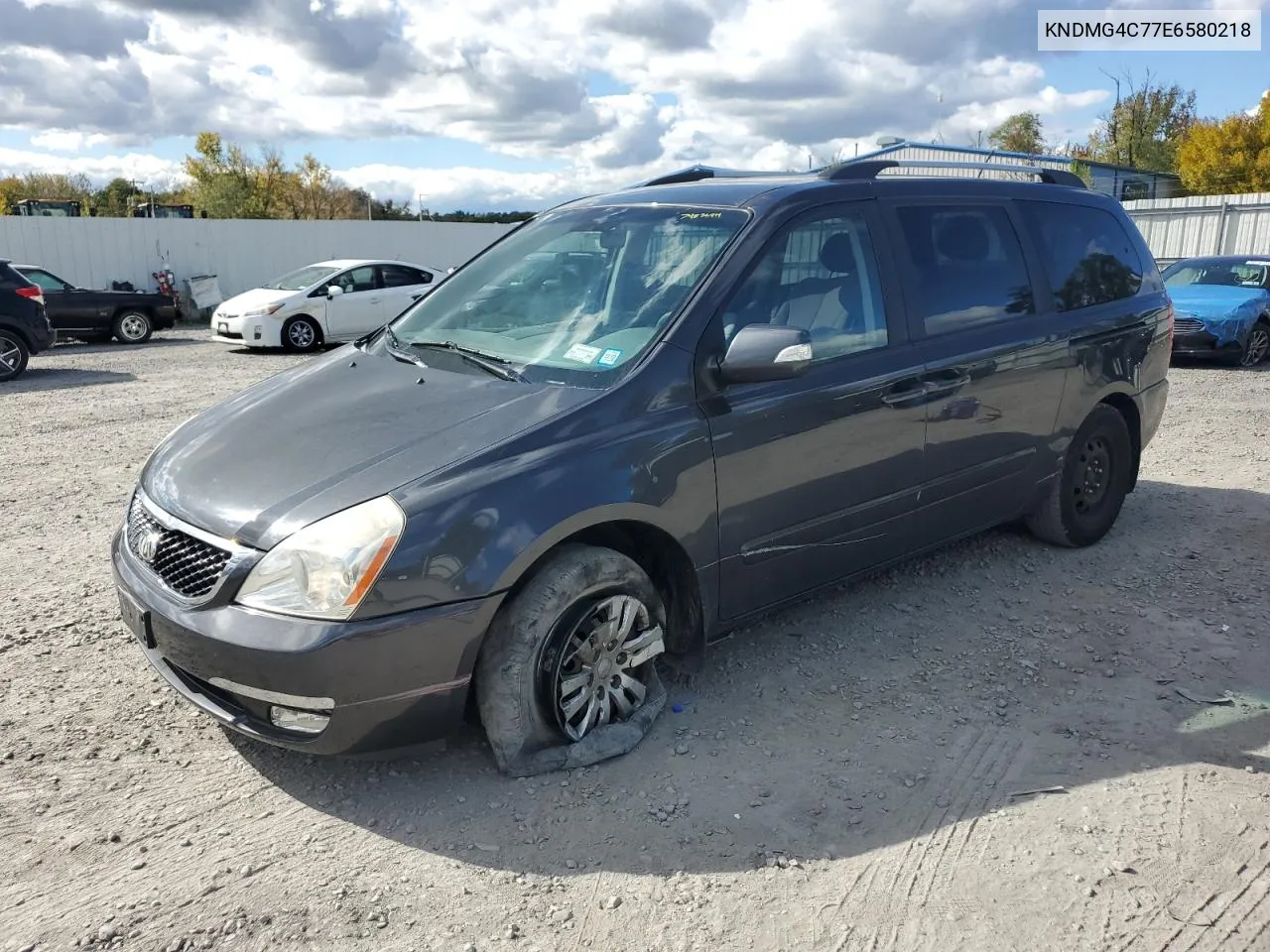 2014 Kia Sedona Lx VIN: KNDMG4C77E6580218 Lot: 74836914