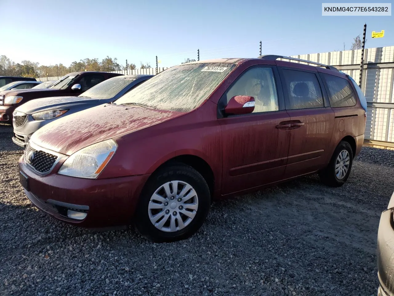 2014 Kia Sedona Lx VIN: KNDMG4C77E6543282 Lot: 76291574