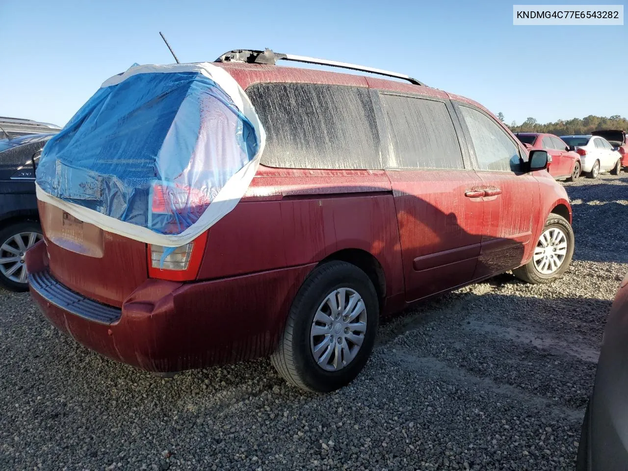 2014 Kia Sedona Lx VIN: KNDMG4C77E6543282 Lot: 76291574