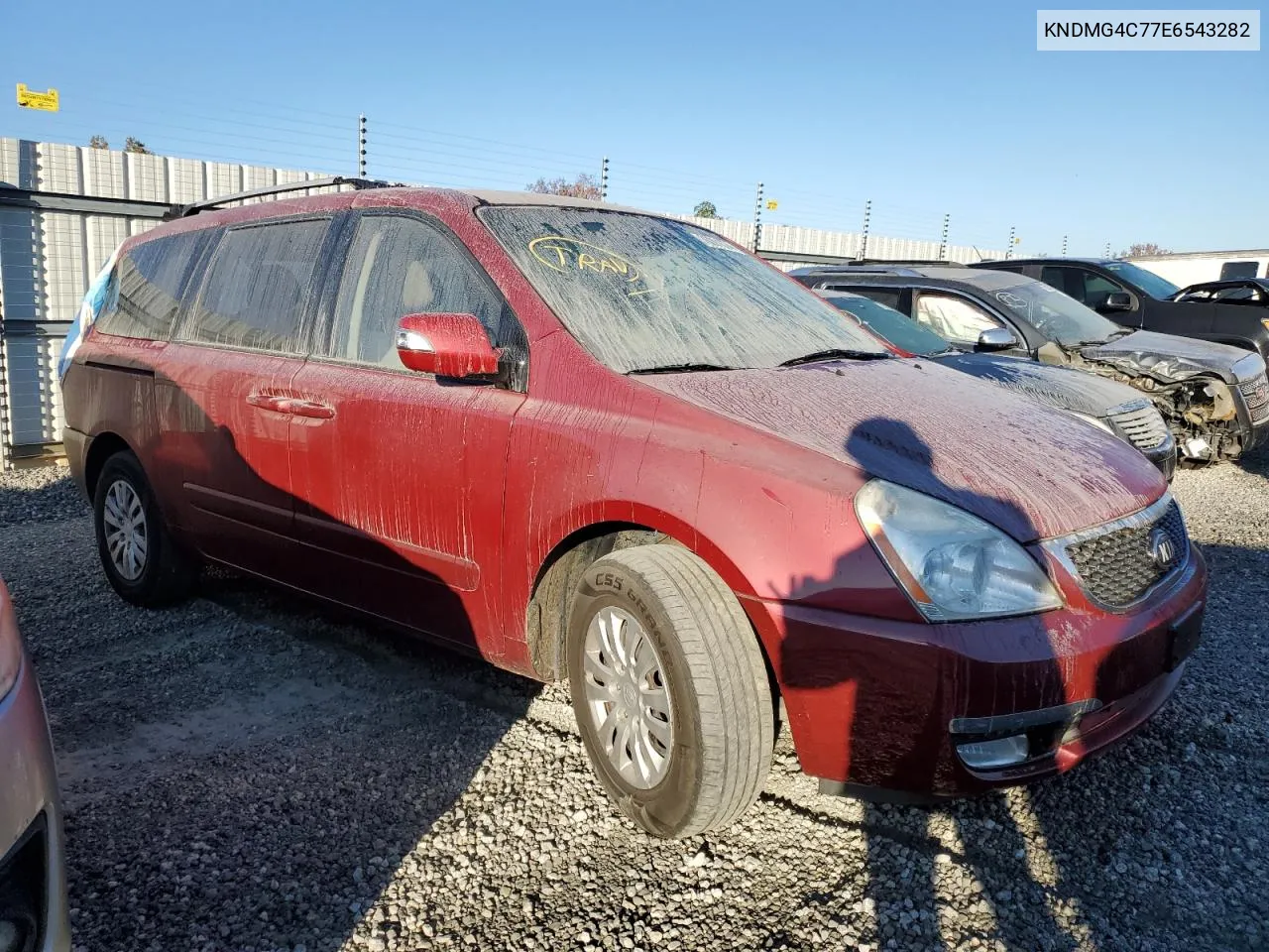 2014 Kia Sedona Lx VIN: KNDMG4C77E6543282 Lot: 76291574