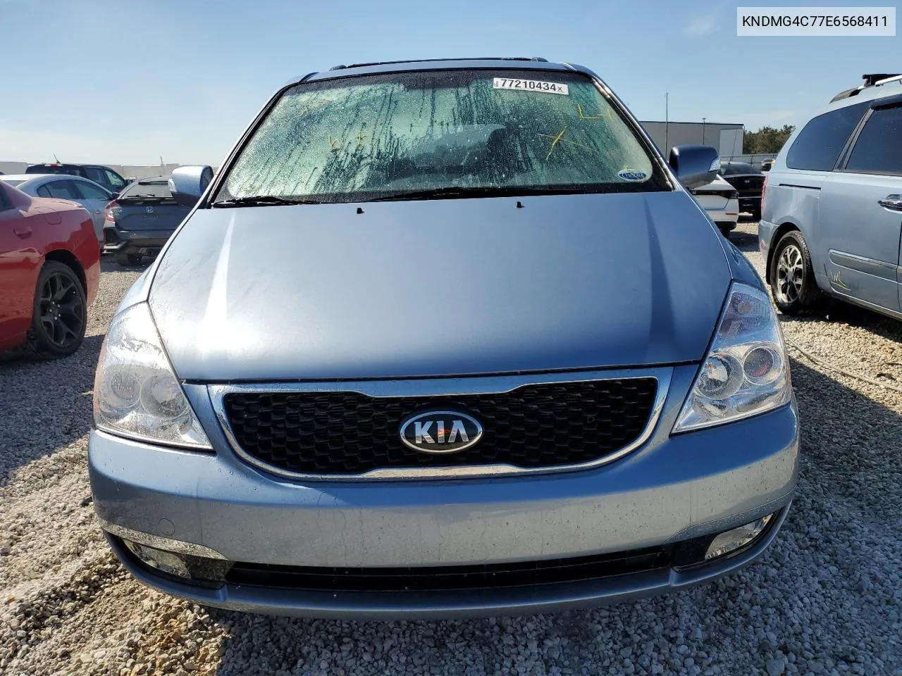 2014 Kia Sedona Lx VIN: KNDMG4C77E6568411 Lot: 77210434