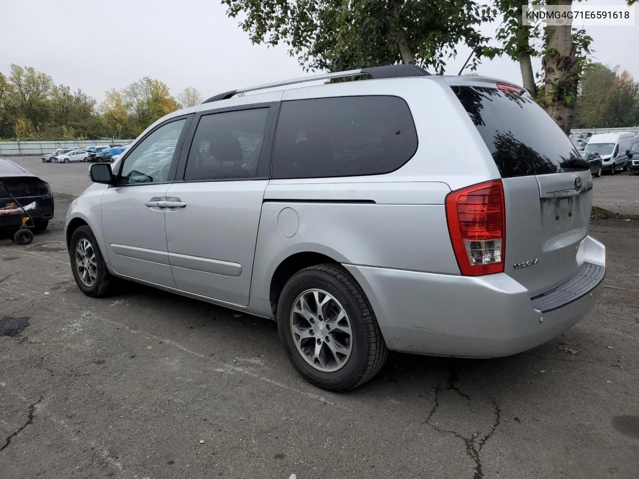 2014 Kia Sedona Lx VIN: KNDMG4C71E6591618 Lot: 77280804