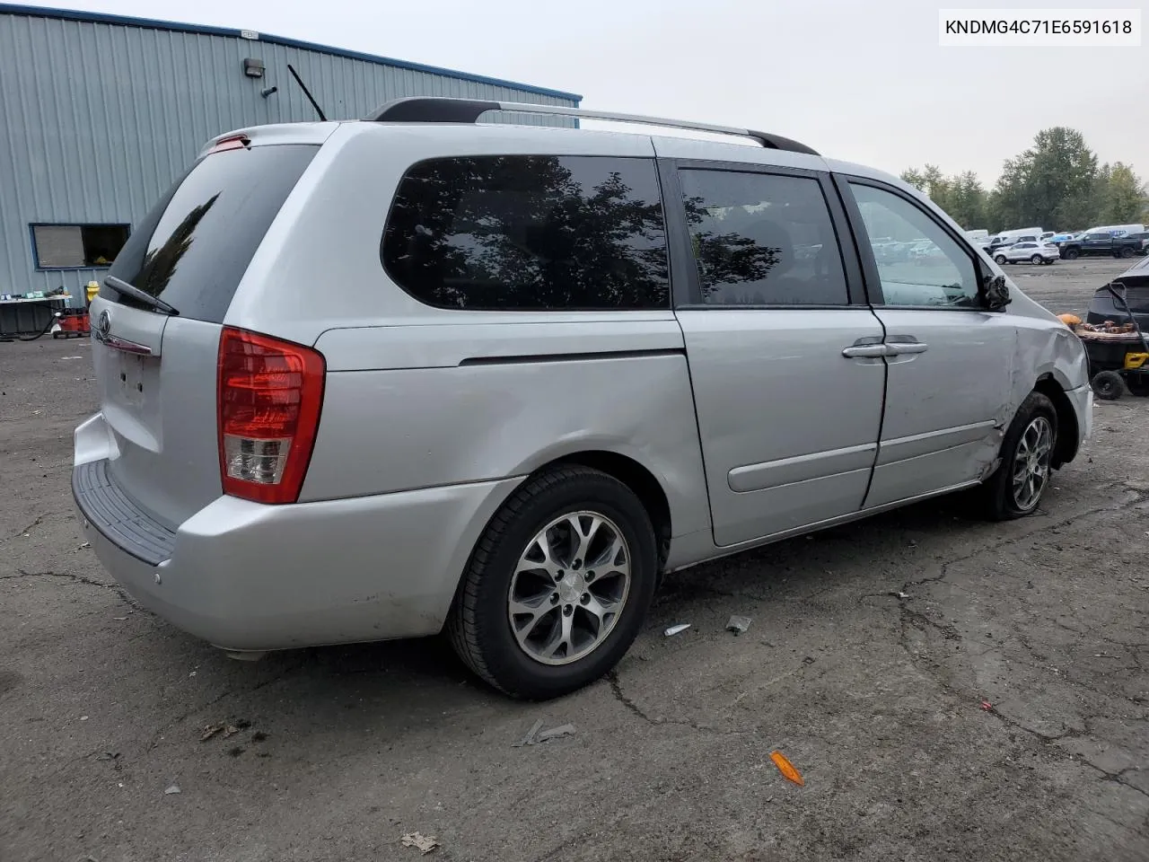 2014 Kia Sedona Lx VIN: KNDMG4C71E6591618 Lot: 77280804