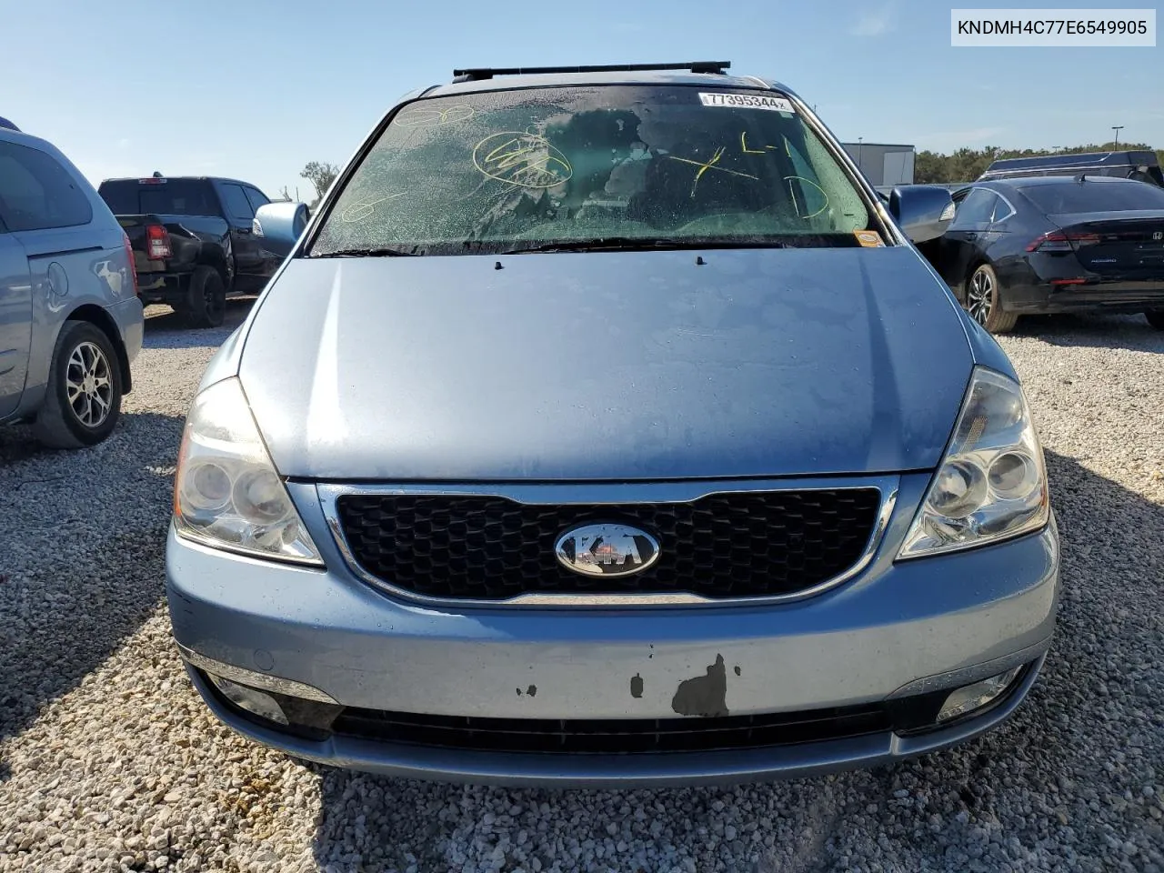 2014 Kia Sedona Ex VIN: KNDMH4C77E6549905 Lot: 77395344