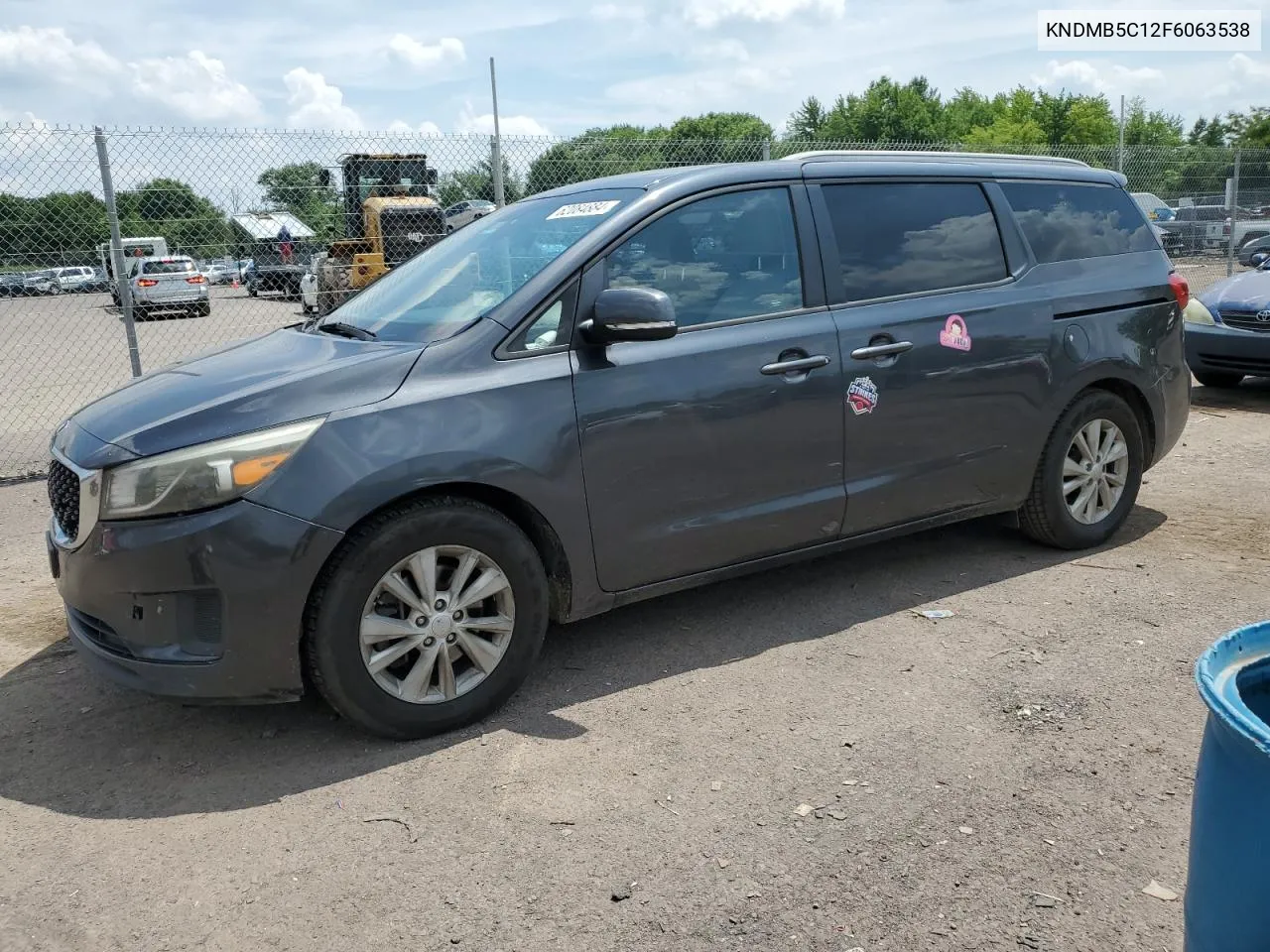 KNDMB5C12F6063538 2015 Kia Sedona Lx