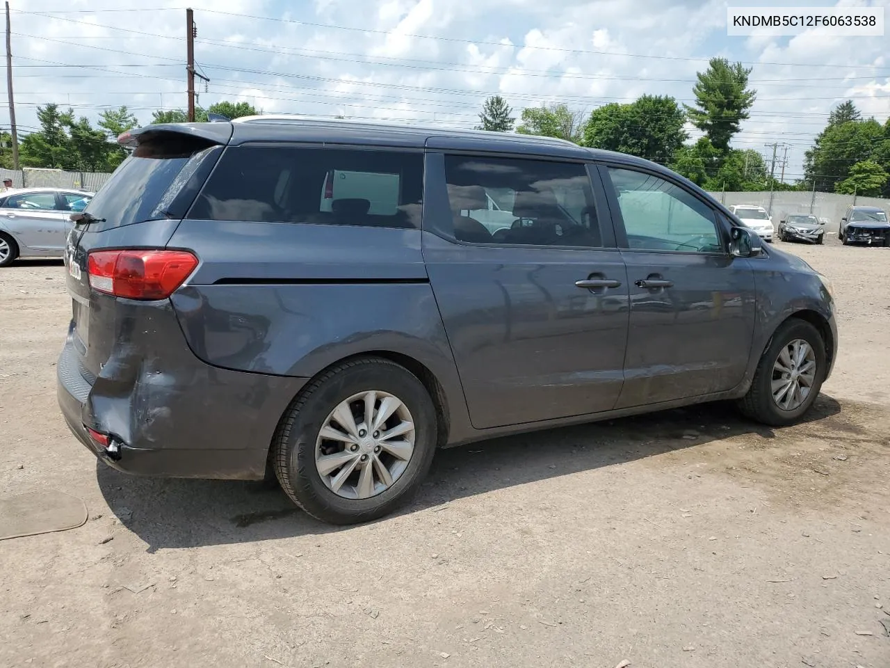 KNDMB5C12F6063538 2015 Kia Sedona Lx