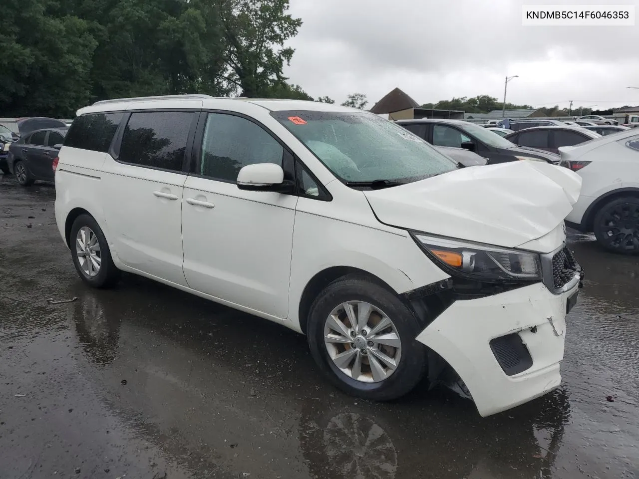 2015 Kia Sedona Lx VIN: KNDMB5C14F6046353 Lot: 66135124