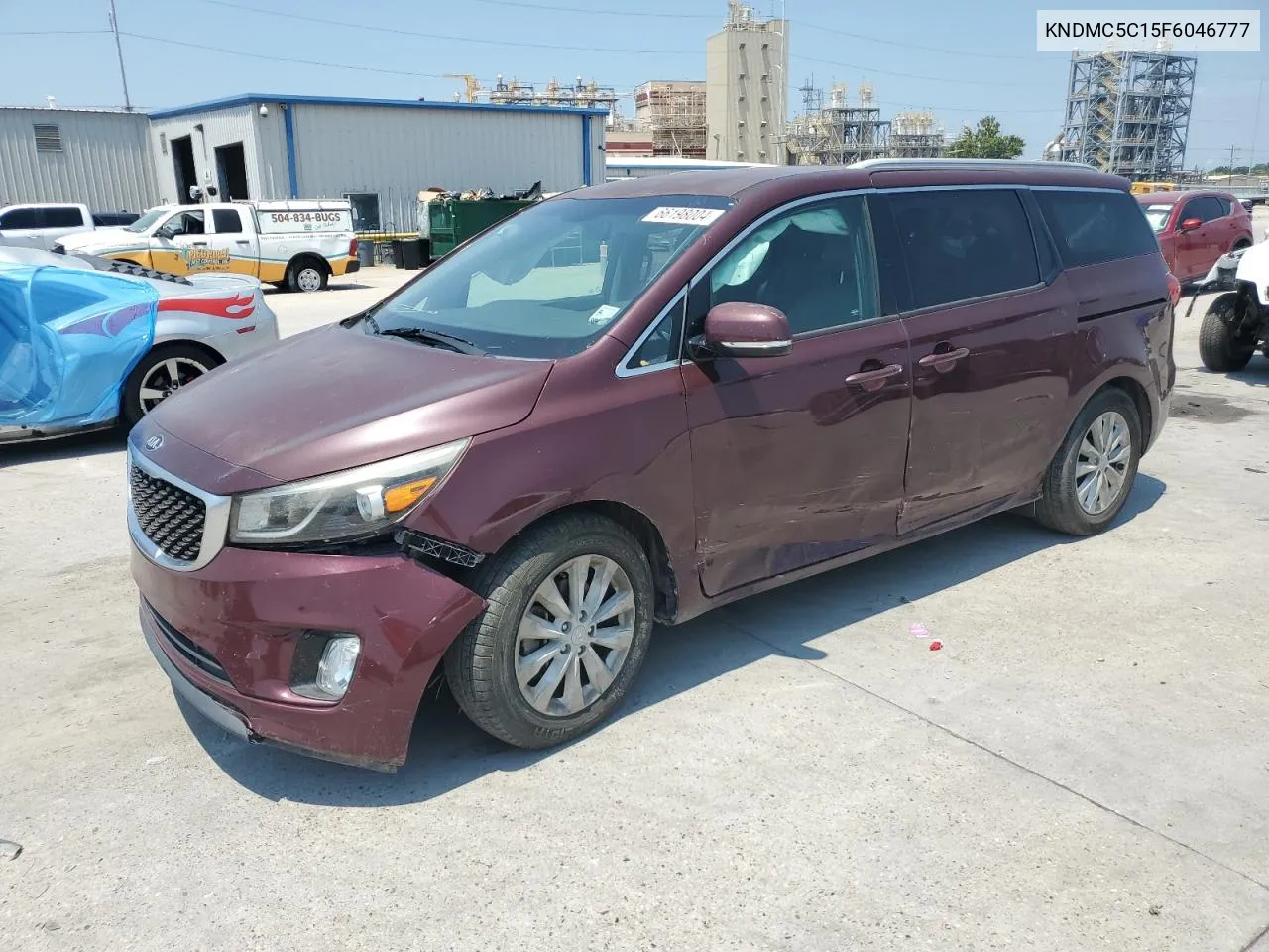 2015 Kia Sedona Ex VIN: KNDMC5C15F6046777 Lot: 66198004