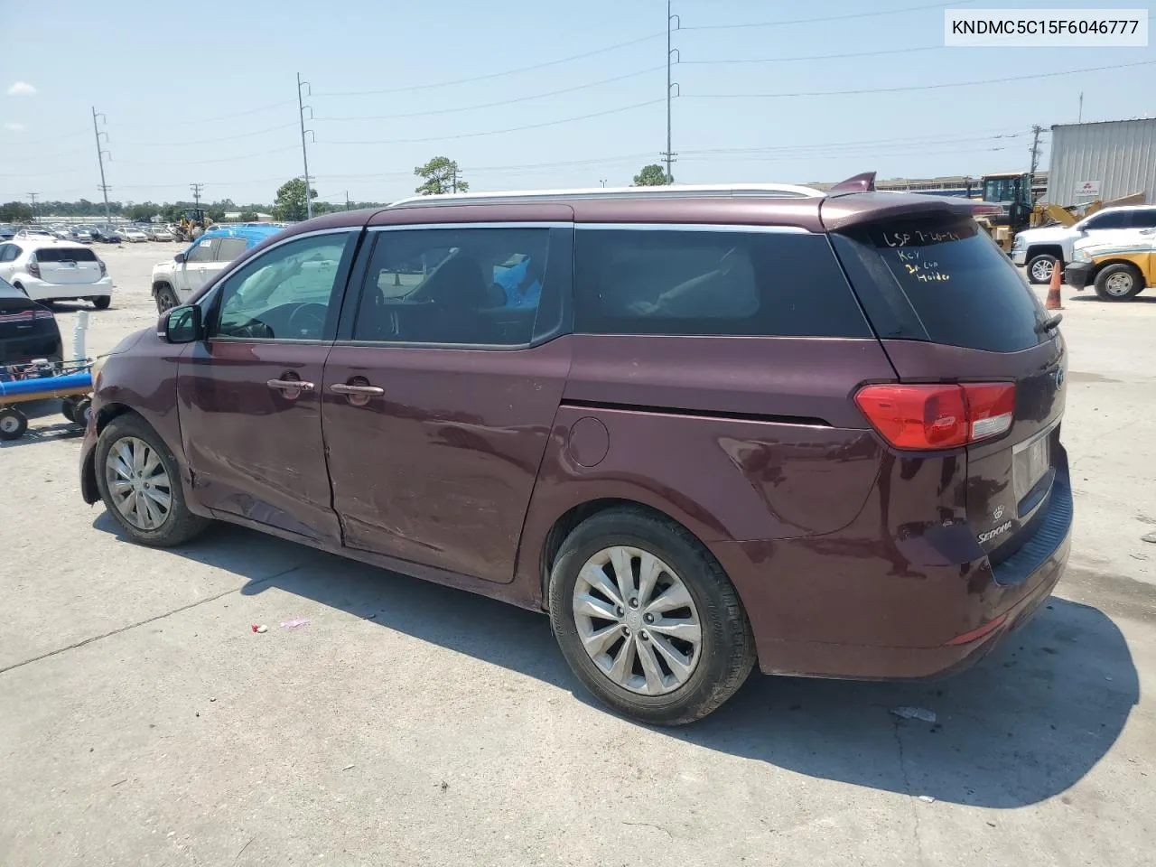 2015 Kia Sedona Ex VIN: KNDMC5C15F6046777 Lot: 66198004