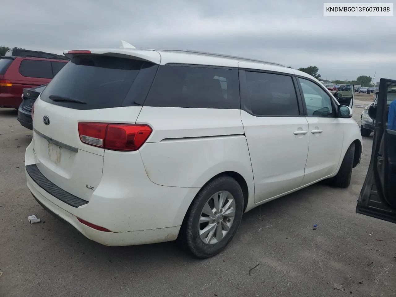 2015 Kia Sedona Lx VIN: KNDMB5C13F6070188 Lot: 67380414