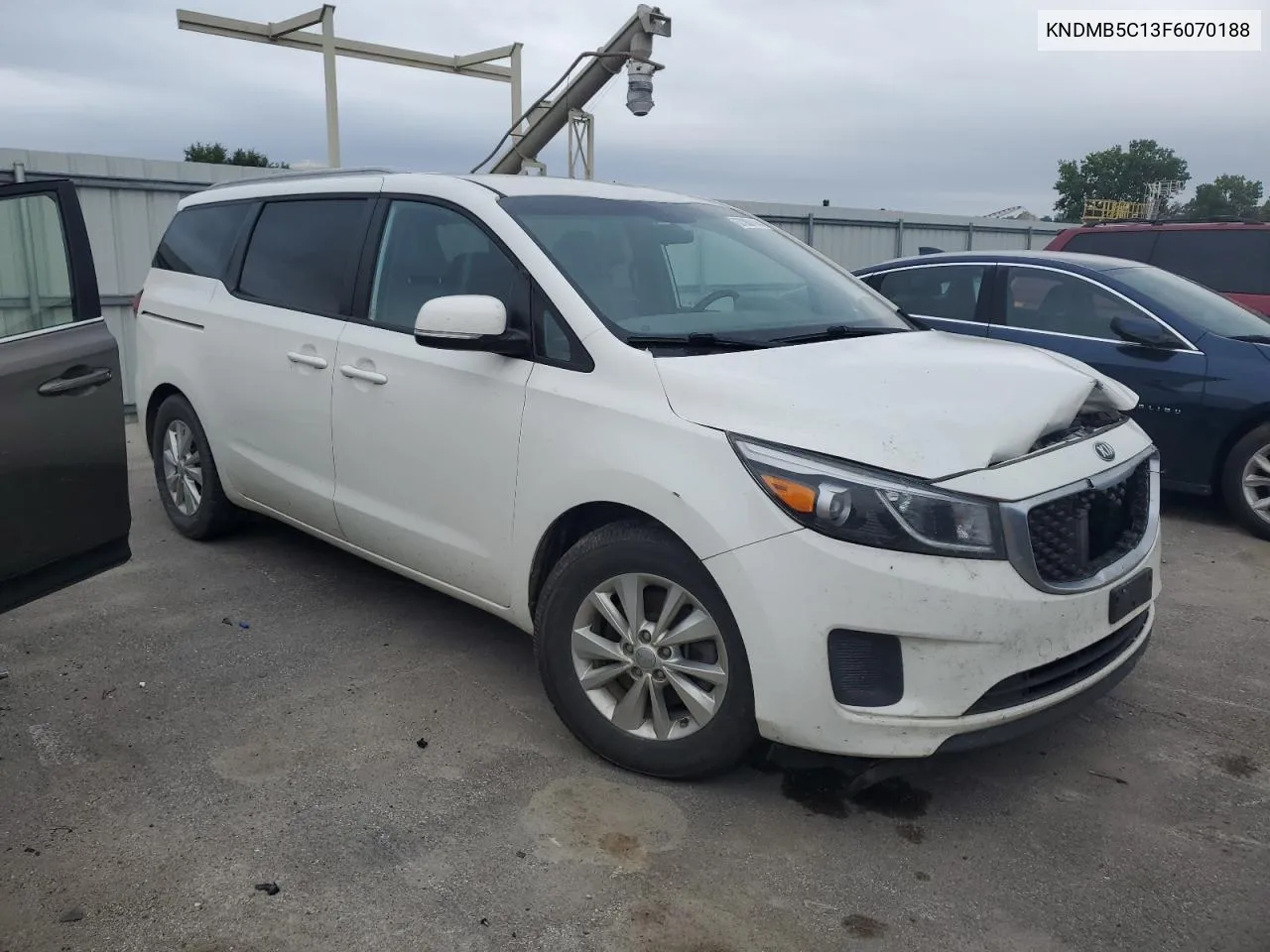 2015 Kia Sedona Lx VIN: KNDMB5C13F6070188 Lot: 67380414