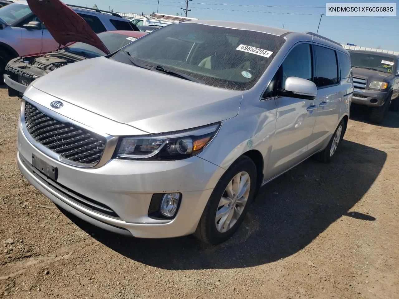 2015 Kia Sedona Ex VIN: KNDMC5C1XF6056835 Lot: 69652294