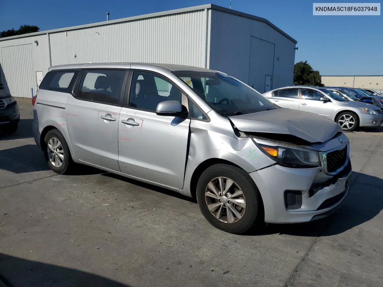 2015 Kia Sedona L VIN: KNDMA5C18F6037948 Lot: 69981234