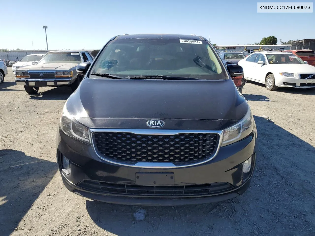 2015 Kia Sedona Ex VIN: KNDMC5C17F6080073 Lot: 70025984