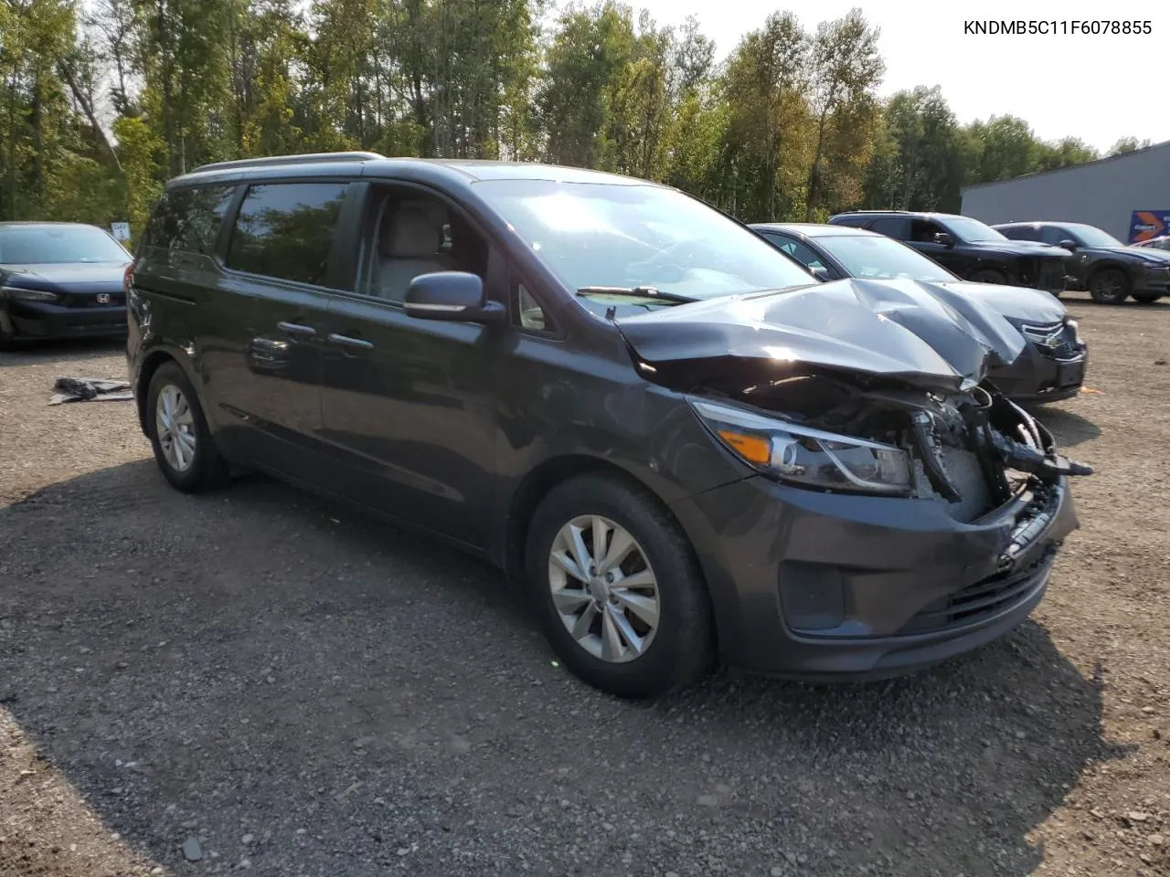 2015 Kia Sedona Lx VIN: KNDMB5C11F6078855 Lot: 71128874