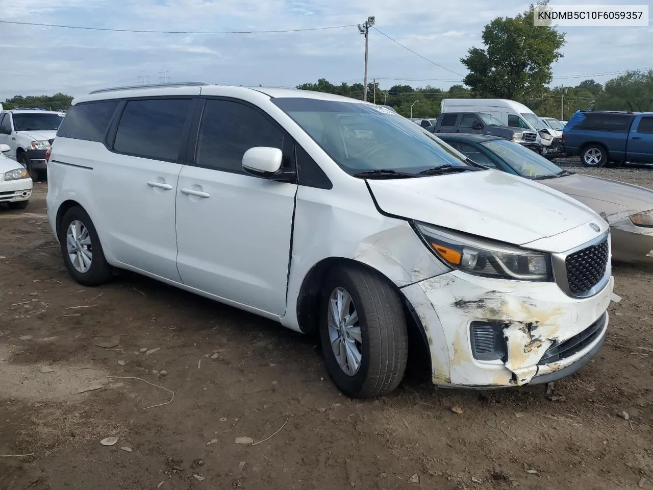 2015 Kia Sedona Lx VIN: KNDMB5C10F6059357 Lot: 72002784