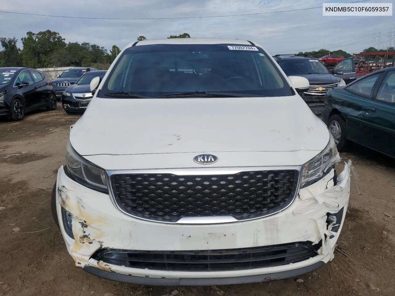 2015 Kia Sedona Lx VIN: KNDMB5C10F6059357 Lot: 72002784