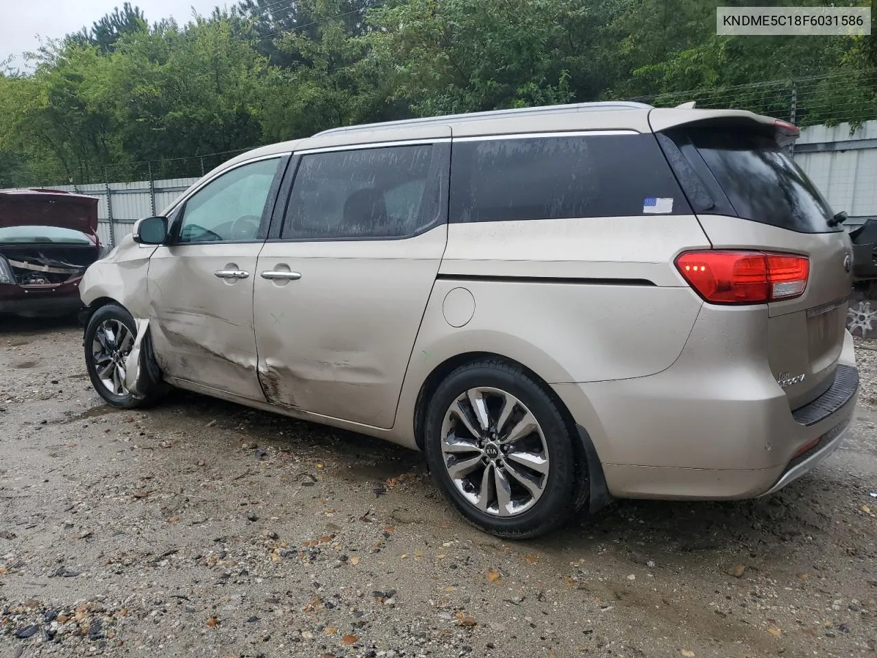 2015 Kia Sedona Sxl VIN: KNDME5C18F6031586 Lot: 72338184