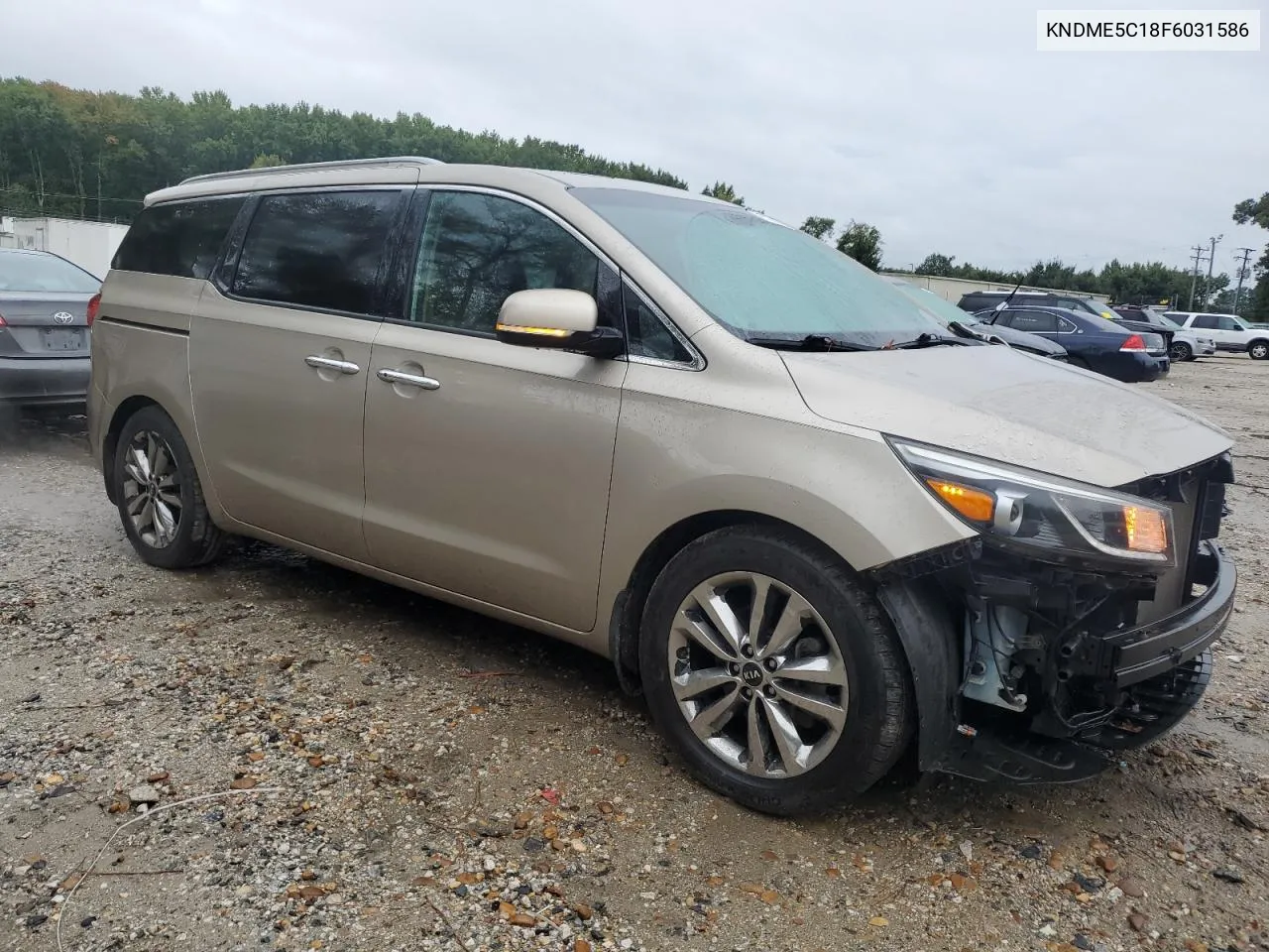 2015 Kia Sedona Sxl VIN: KNDME5C18F6031586 Lot: 72338184