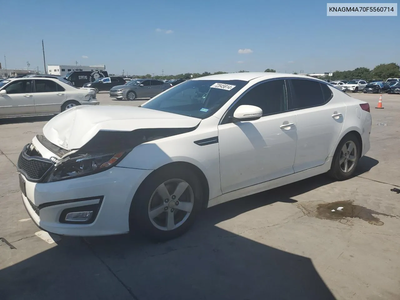 2015 Kia Optima Lx VIN: KNAGM4A70F5560714 Lot: 72845814