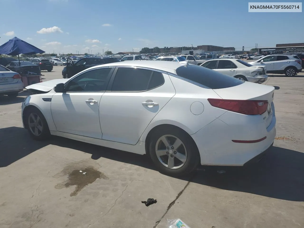 2015 Kia Optima Lx VIN: KNAGM4A70F5560714 Lot: 72845814