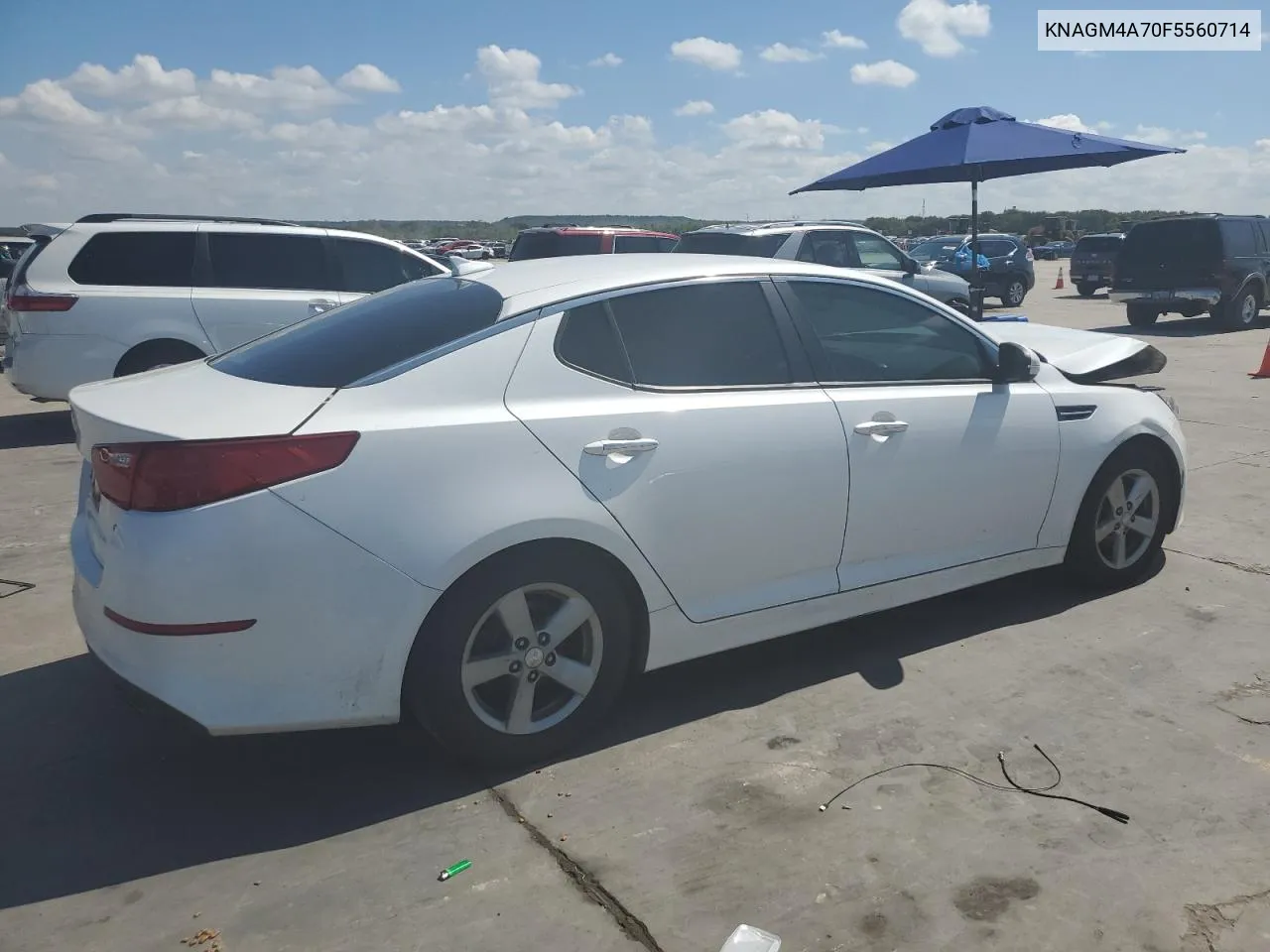 2015 Kia Optima Lx VIN: KNAGM4A70F5560714 Lot: 72845814