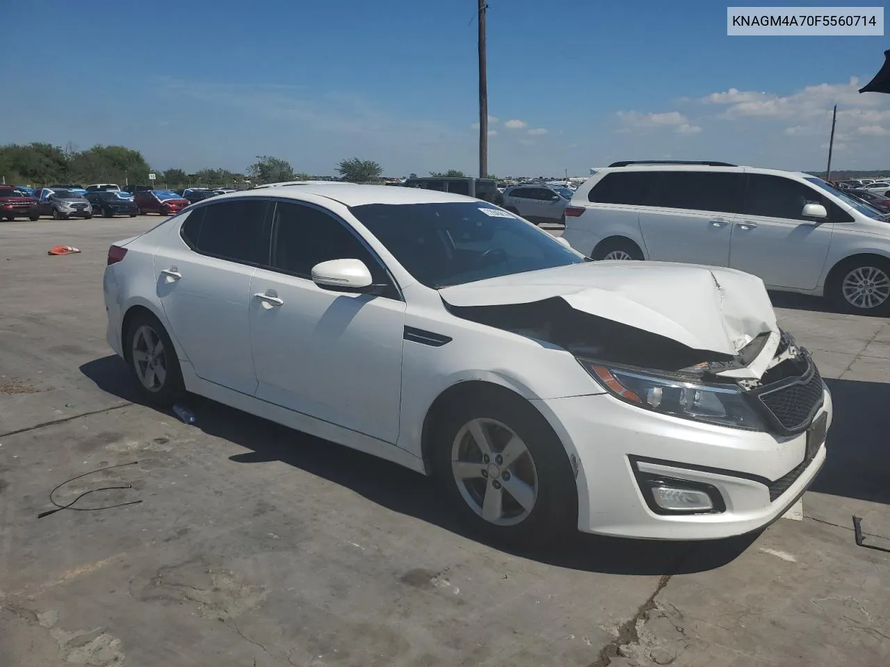 2015 Kia Optima Lx VIN: KNAGM4A70F5560714 Lot: 72845814