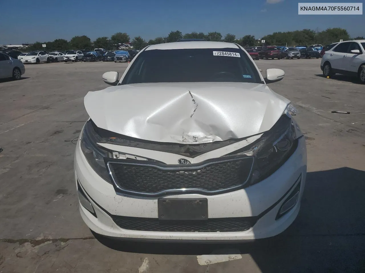 2015 Kia Optima Lx VIN: KNAGM4A70F5560714 Lot: 72845814