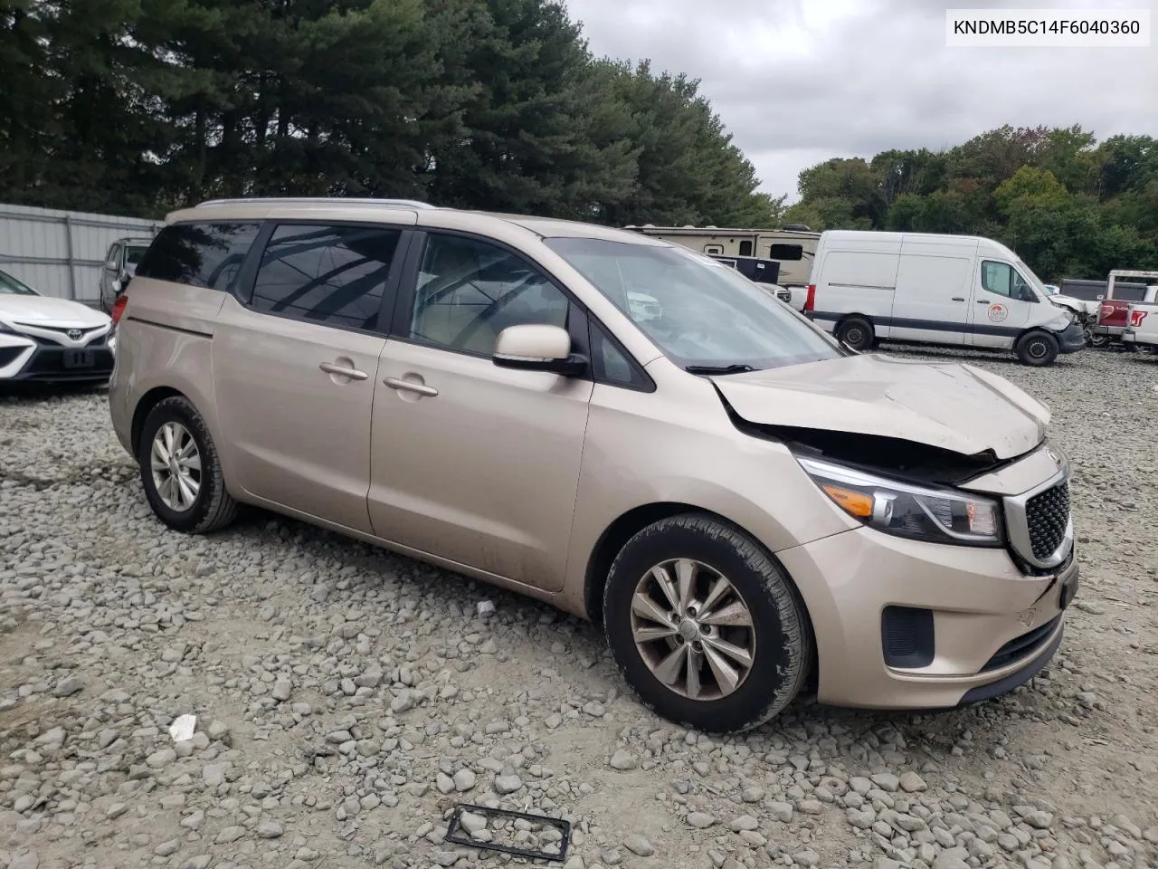 2015 Kia Sedona Lx VIN: KNDMB5C14F6040360 Lot: 73030834