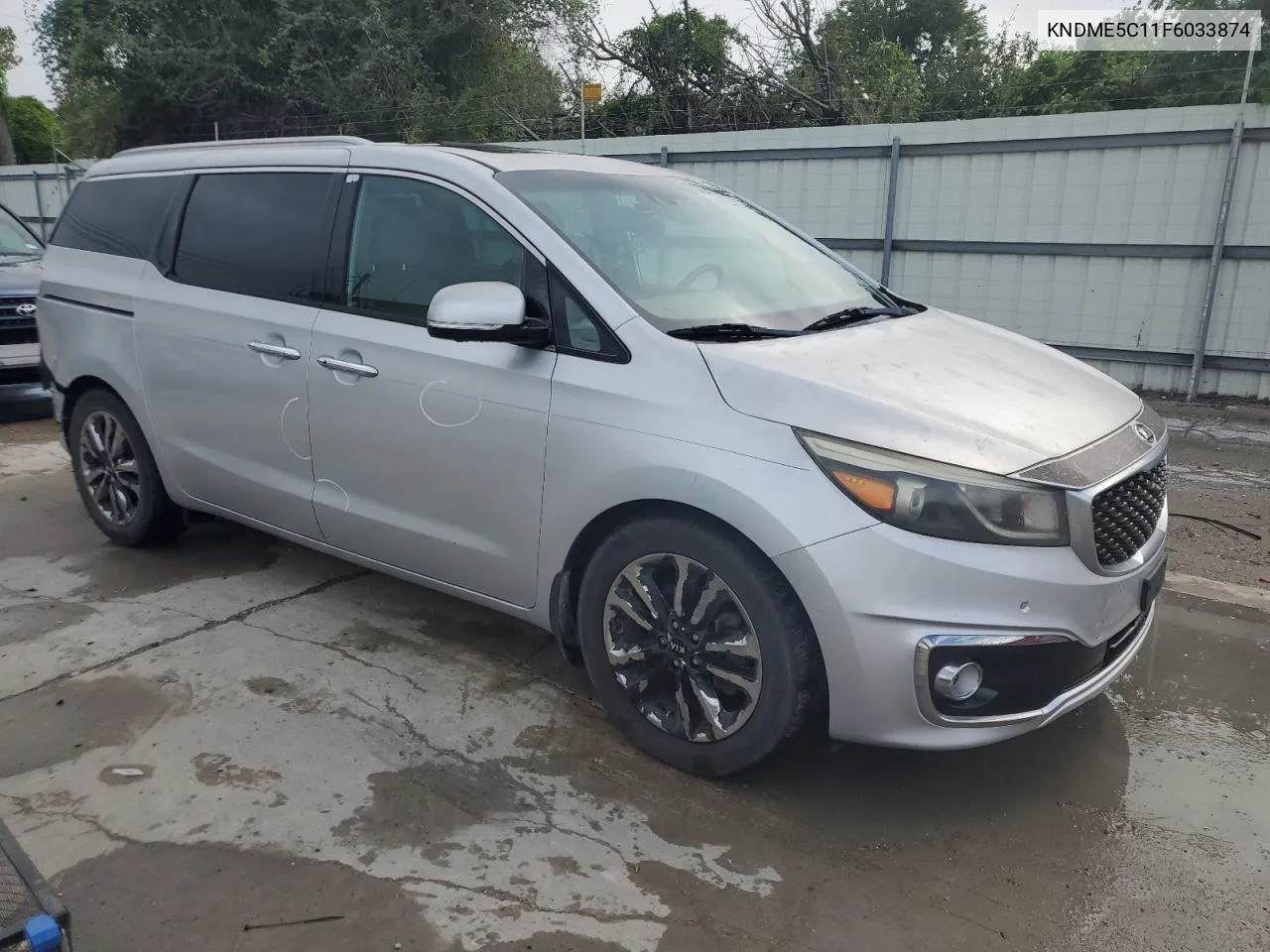 2015 Kia Sedona Sxl VIN: KNDME5C11F6033874 Lot: 73100694