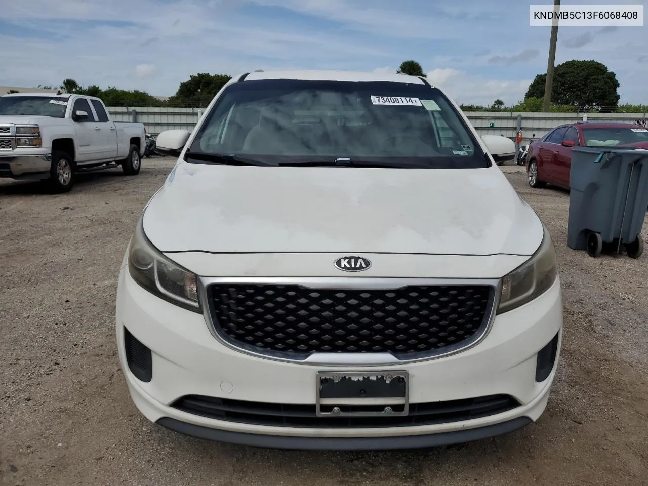 2015 Kia Sedona Lx VIN: KNDMB5C13F6068408 Lot: 73408114