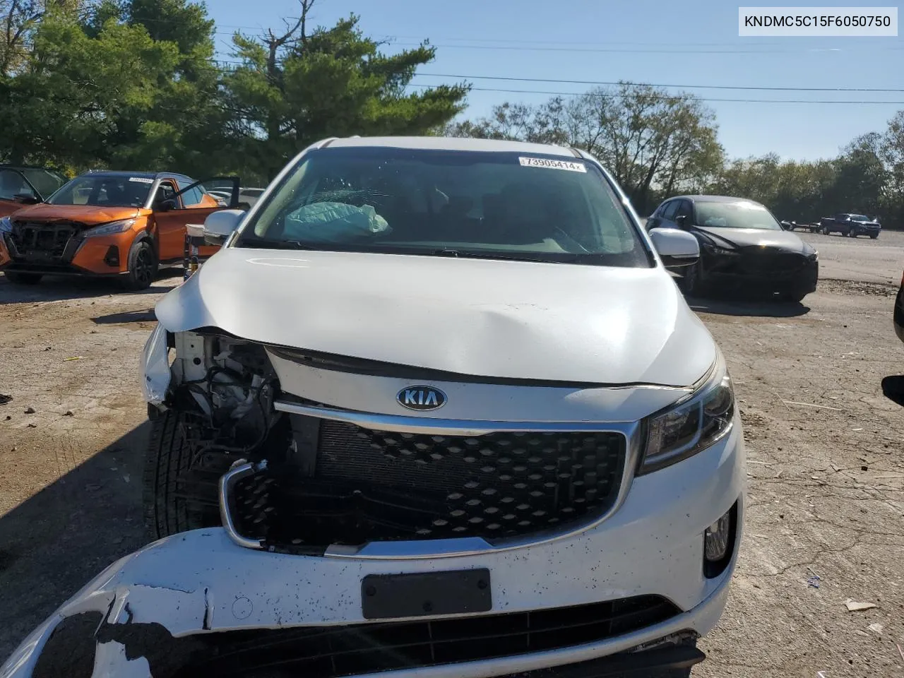 2015 Kia Sedona Ex VIN: KNDMC5C15F6050750 Lot: 73905414