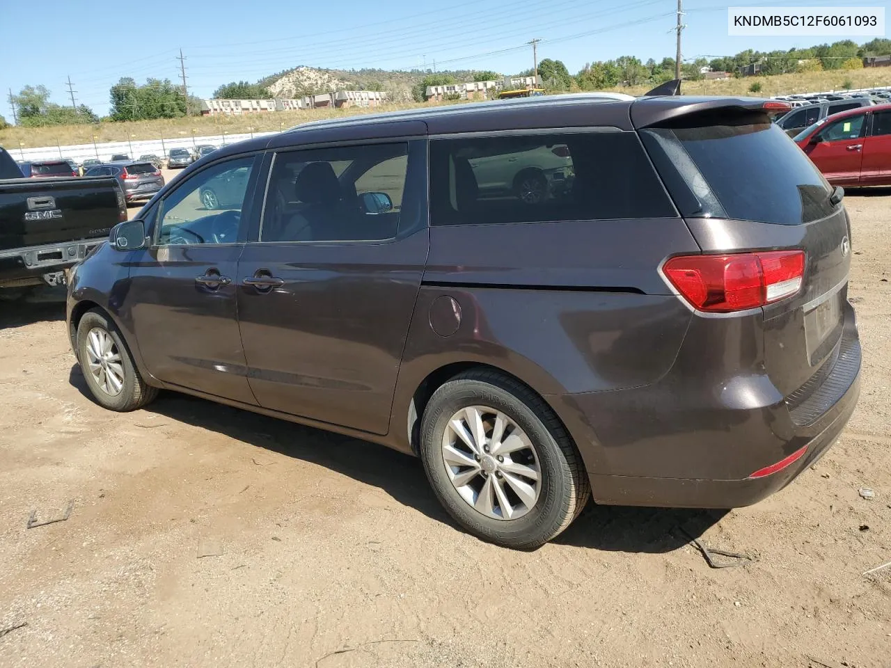 2015 Kia Sedona Lx VIN: KNDMB5C12F6061093 Lot: 74376274