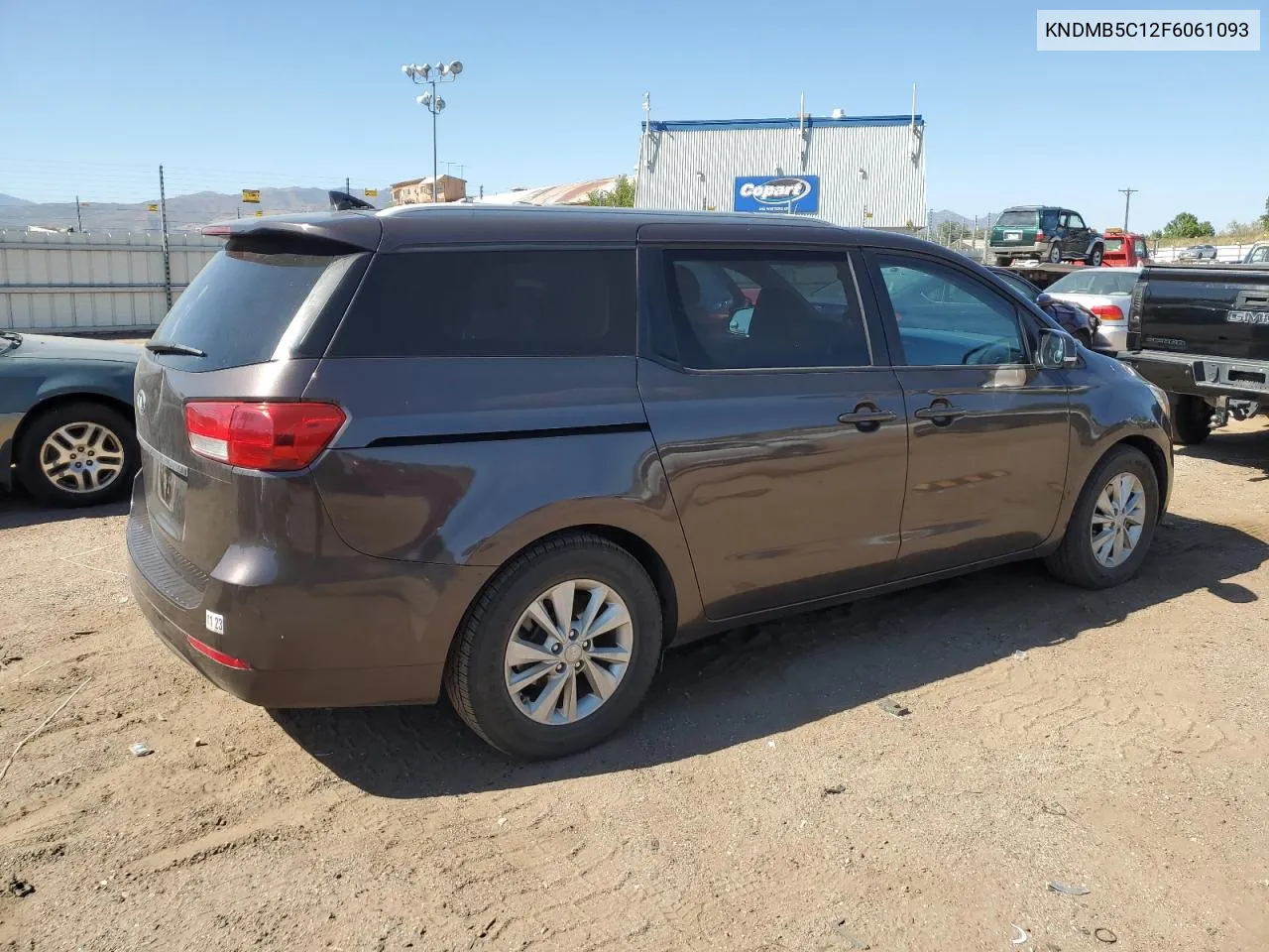 2015 Kia Sedona Lx VIN: KNDMB5C12F6061093 Lot: 74376274