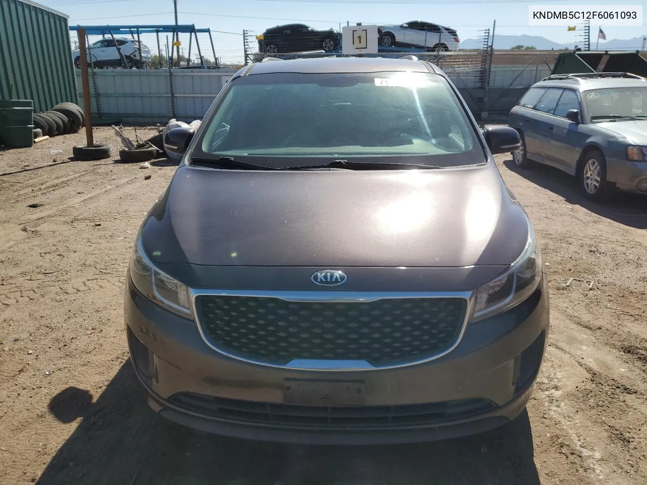 2015 Kia Sedona Lx VIN: KNDMB5C12F6061093 Lot: 74376274