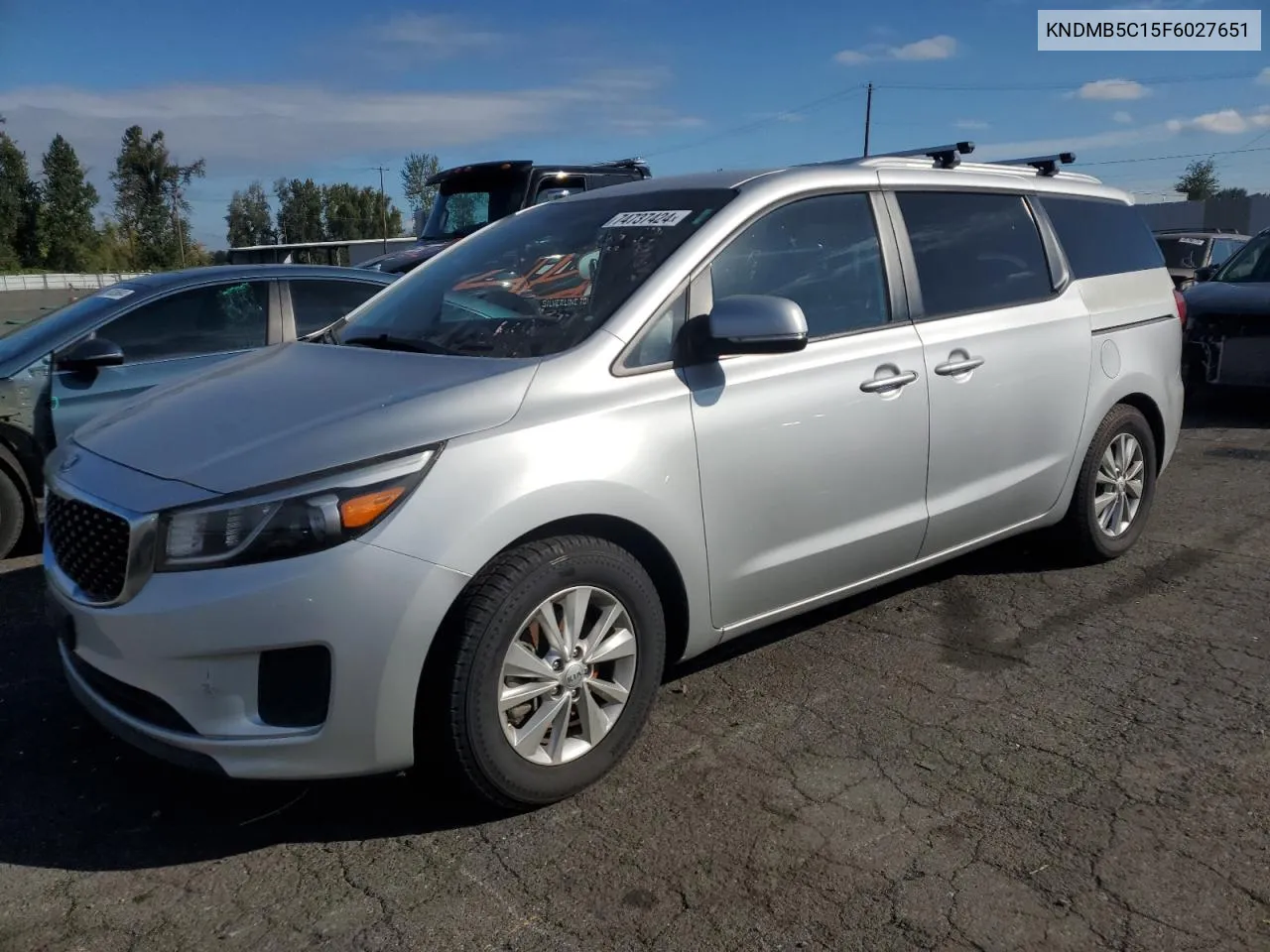 2015 Kia Sedona Lx VIN: KNDMB5C15F6027651 Lot: 74737424