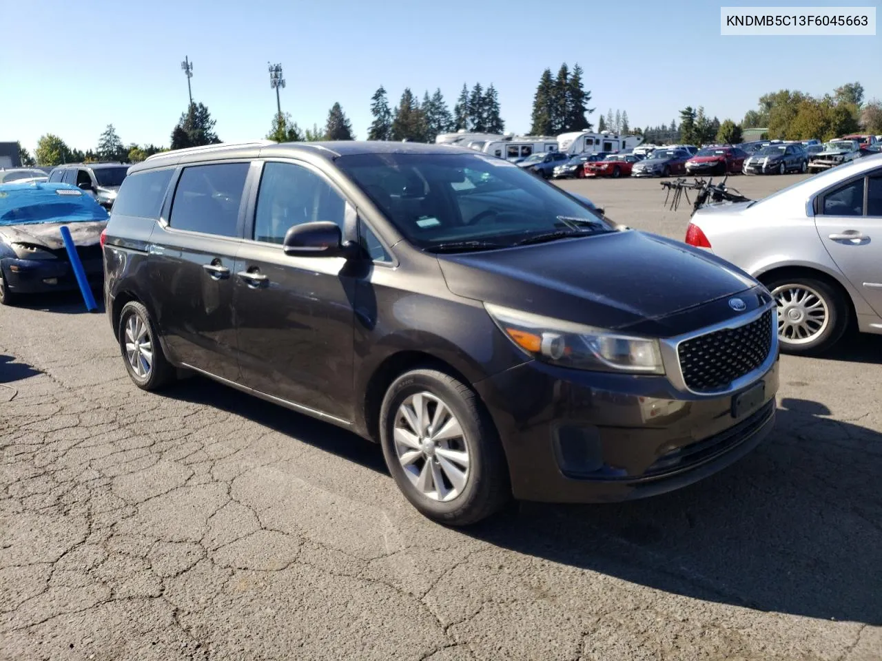 2015 Kia Sedona Lx VIN: KNDMB5C13F6045663 Lot: 74965604