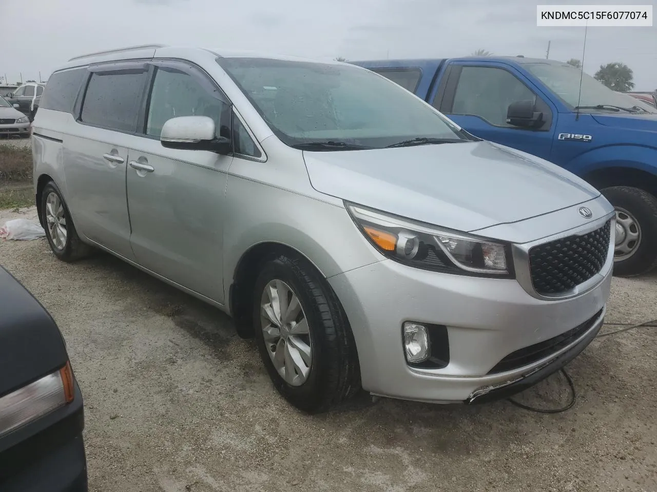 2015 Kia Sedona Ex VIN: KNDMC5C15F6077074 Lot: 75085584