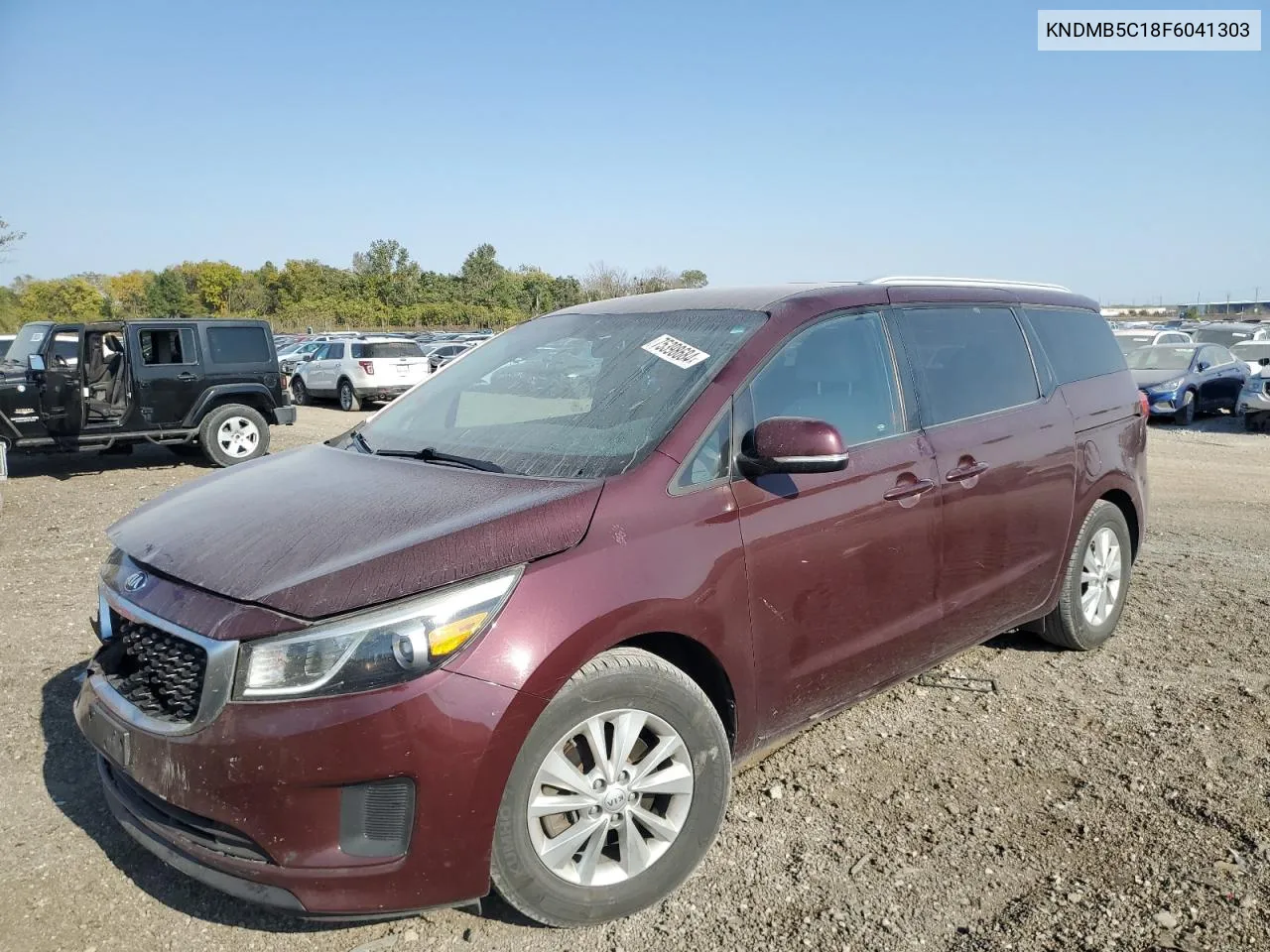 2015 Kia Sedona Lx VIN: KNDMB5C18F6041303 Lot: 75398684