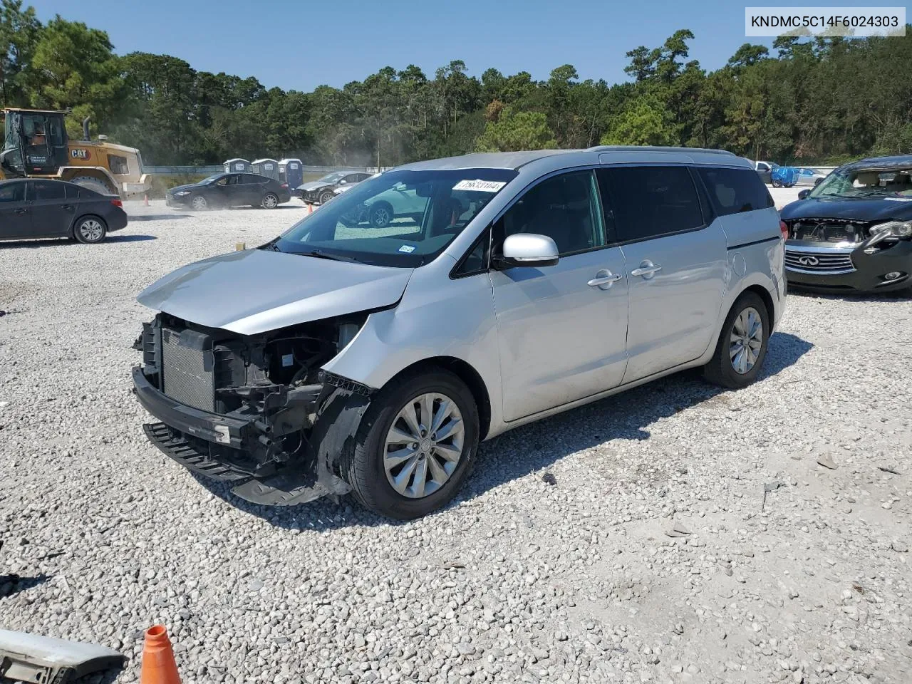 2015 Kia Sedona Ex VIN: KNDMC5C14F6024303 Lot: 75633164