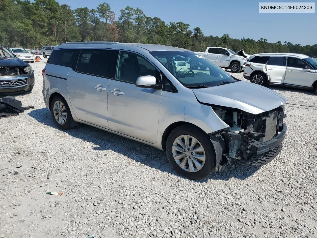 2015 Kia Sedona Ex VIN: KNDMC5C14F6024303 Lot: 75633164