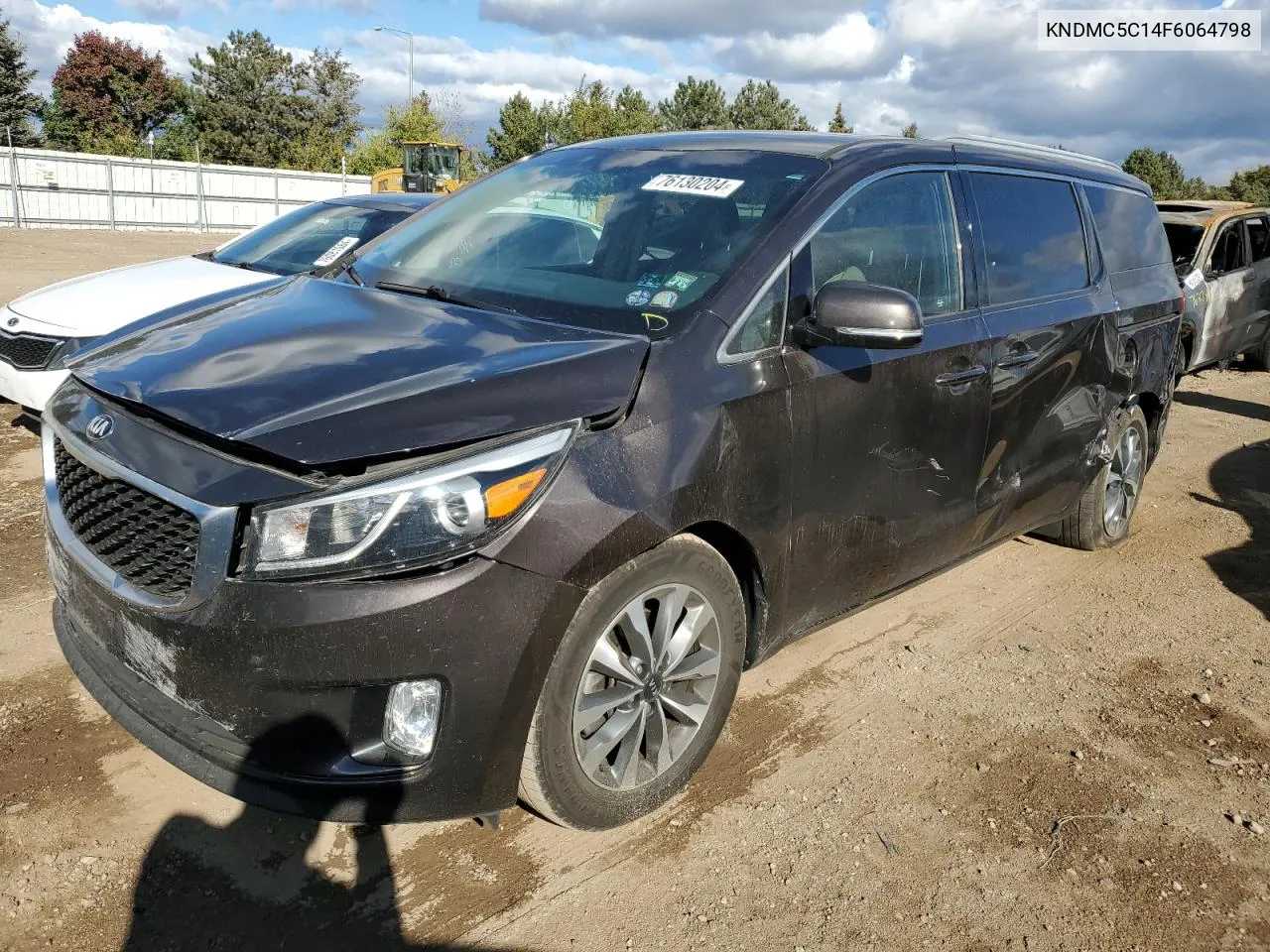 2015 Kia Sedona Ex VIN: KNDMC5C14F6064798 Lot: 76130204