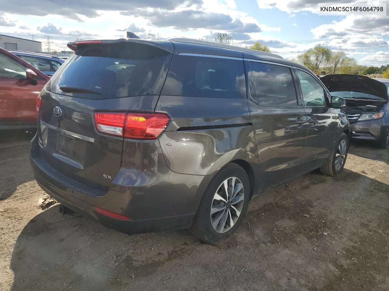 2015 Kia Sedona Ex VIN: KNDMC5C14F6064798 Lot: 76130204