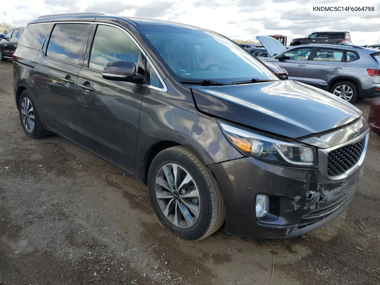 2015 Kia Sedona Ex VIN: KNDMC5C14F6064798 Lot: 76130204