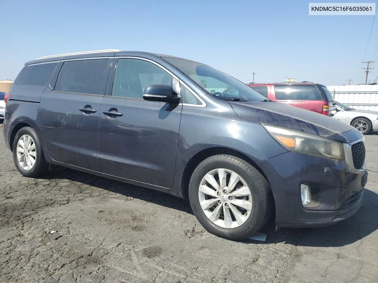 2015 Kia Sedona Ex VIN: KNDMC5C16F6035061 Lot: 76148274